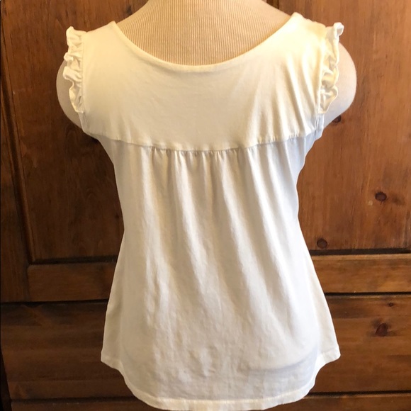 Women’s Top Ruffle Front - Picture 2 of 3